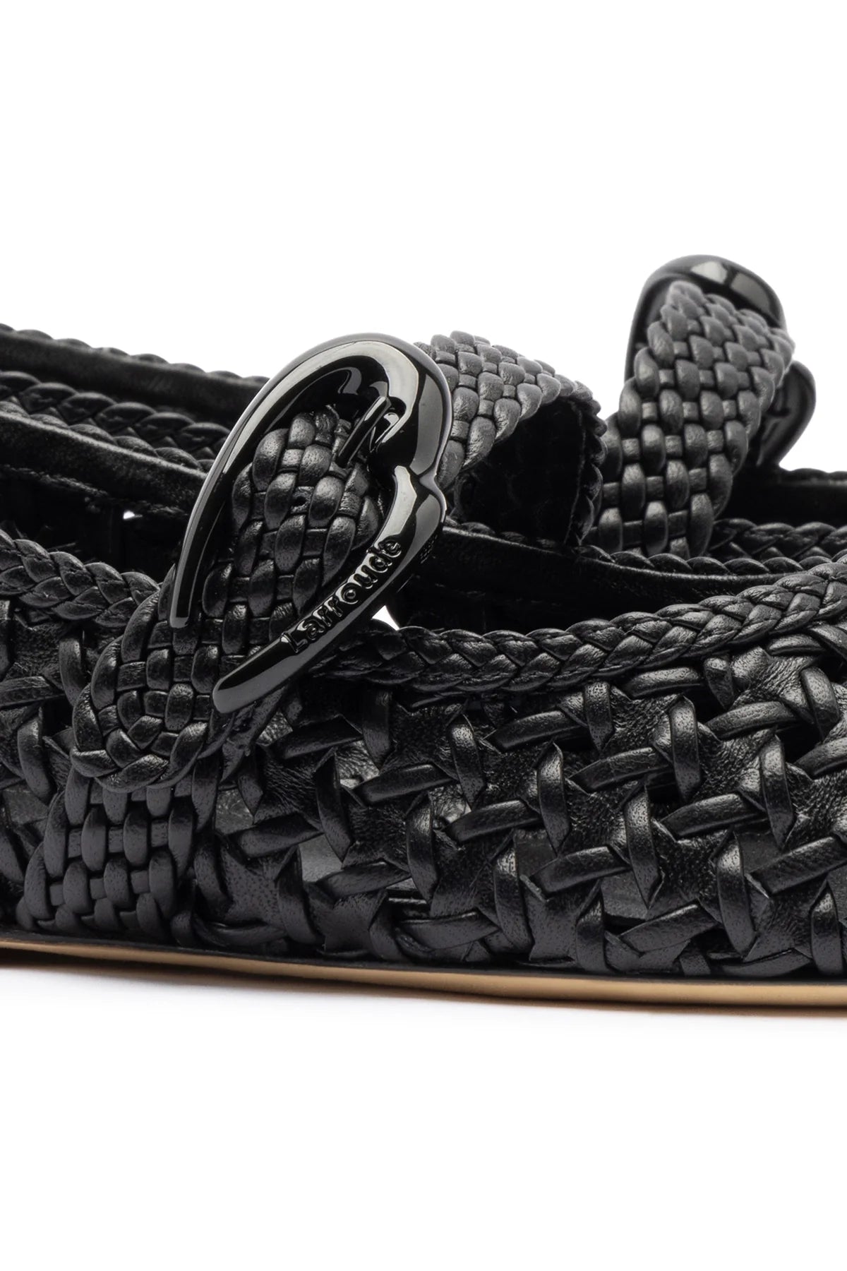Verona New Macrame In Black Leather