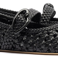 Verona New Macrame In Black Leather