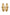 Larroude Verona Macrame Ballet Flat In Gold Metallic Leather