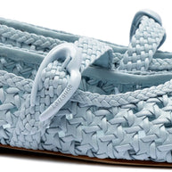 Larroude Verona Macrame Ballet Flat In Maya Leather