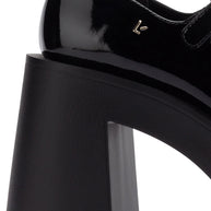 Larroude Olivia Platform Pump In Black Patent Leather