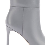 Larroudé x Jennifer Fisher Boot In Cement Grey Leather