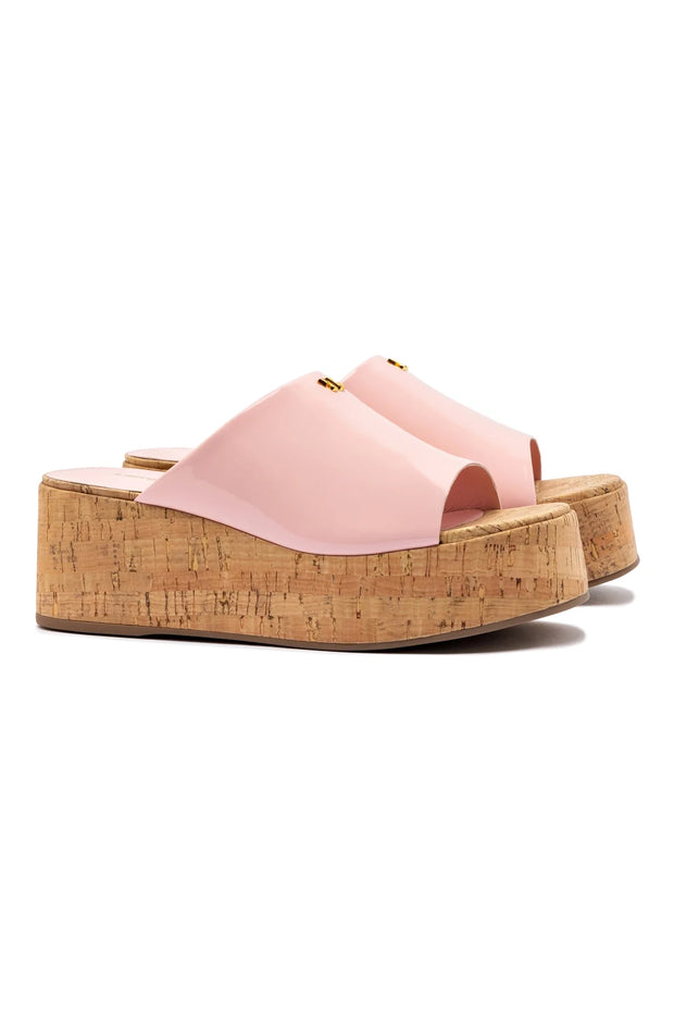 Larroude Charli Mule In Tulip Leather