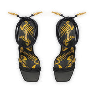 Larroude Nadia Sandal In Black Leather