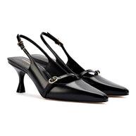 Ines Pump In Black Leather