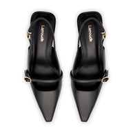 Ines Pump In Black Leather