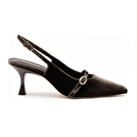 Larroude Ines Pump In Expresso Velvet