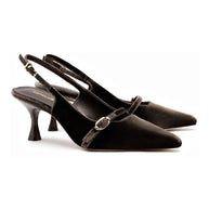 Larroude Ines Pump In Expresso Velvet