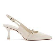Ines Pump In Ivory Leather