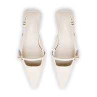 Ines Pump In Ivory Leather