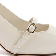 Ines Pump In Ivory Leather