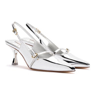 Ines Pump In Silver Specchio