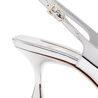 Ines Pump In Silver Specchio