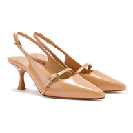 Ines Pump In Tan Leather