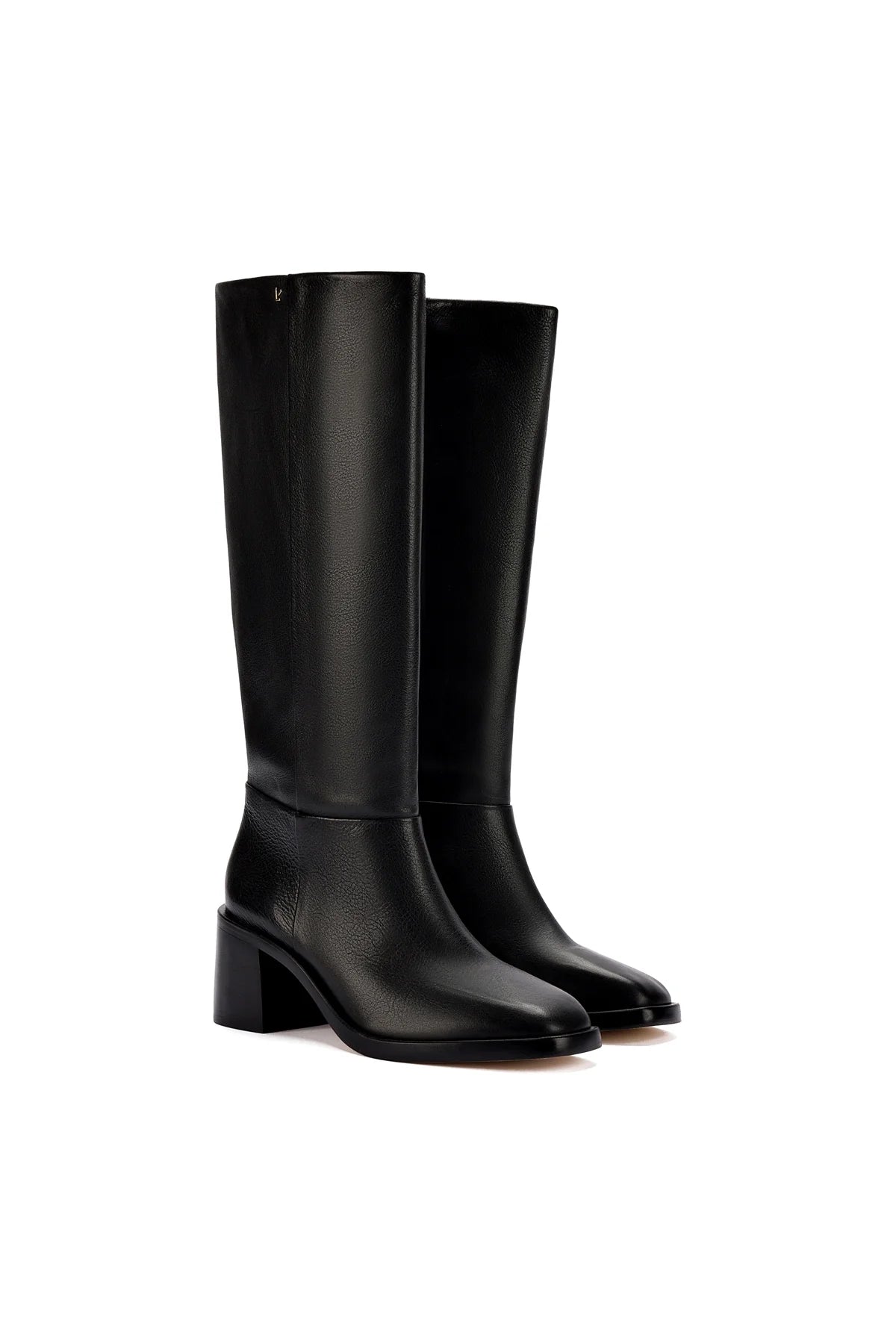 Larroude Ricky Boot In Black Leather