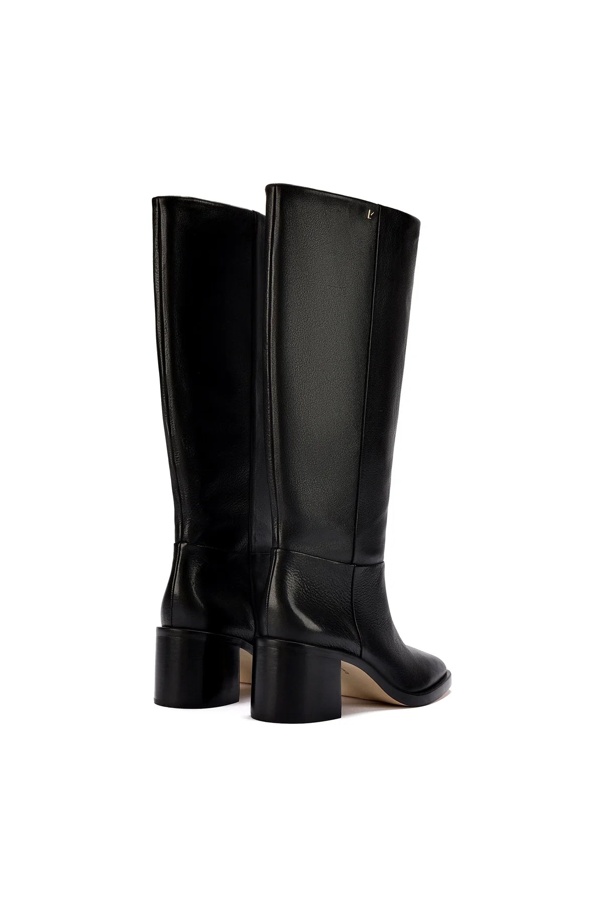 Larroude Ricky Boot In Black Leather