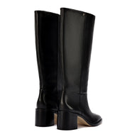 Larroude Ricky Boot In Black Leather