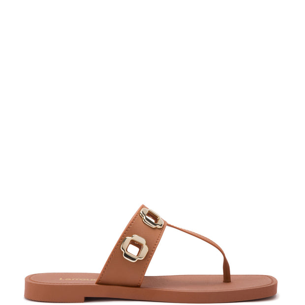 Larroude Milan S In Caramel PVC