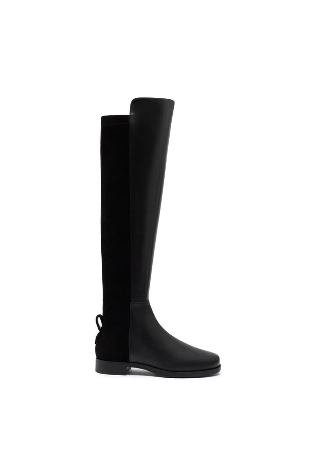 Larroude Bergen Boot In Black Leather