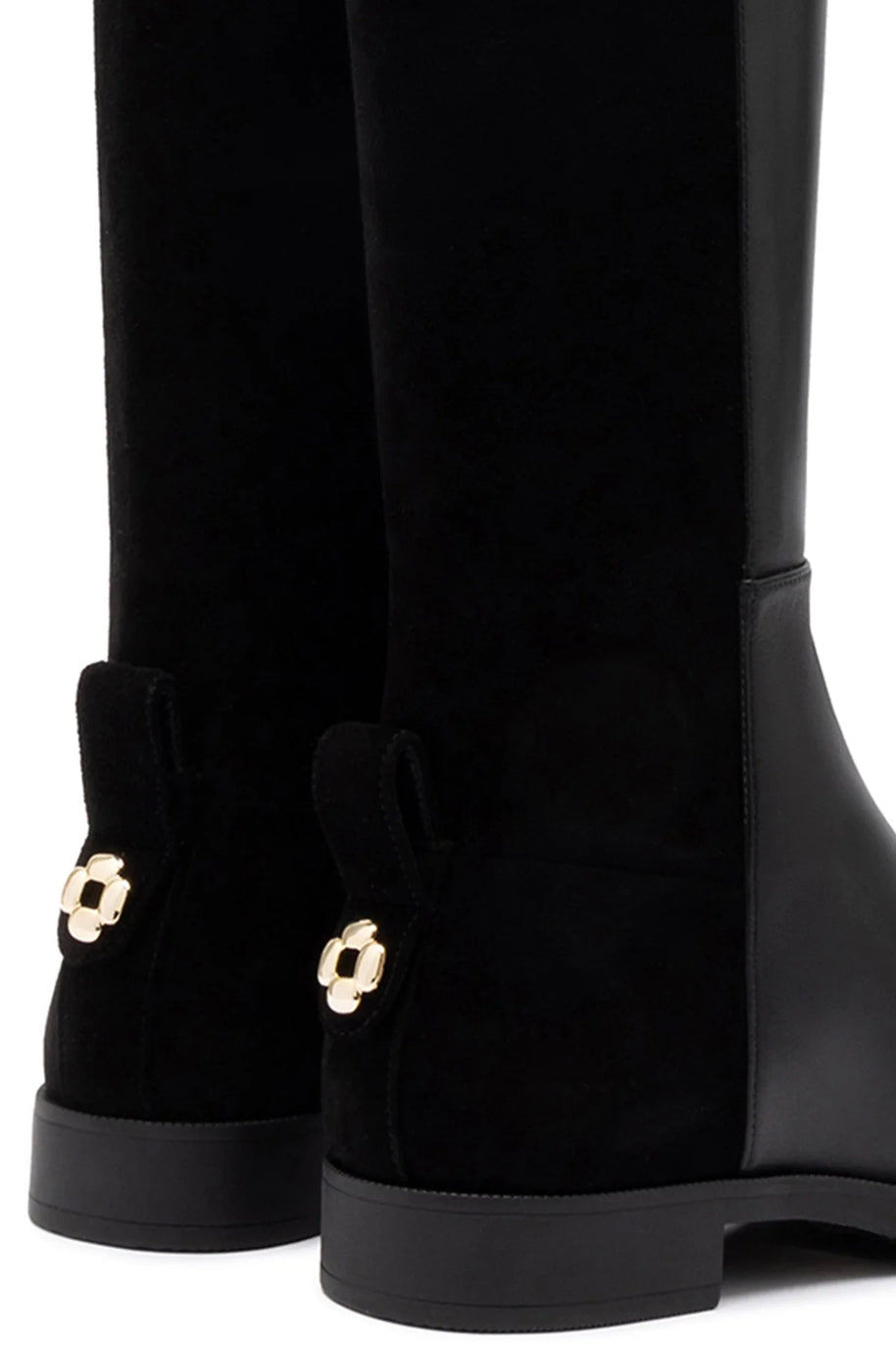 Larroude Bergen Boot In Black Leather