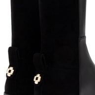 Larroude Bergen Boot In Black Leather