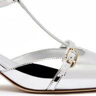 Grace Pump In Silver Specchio