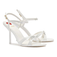 Larroude Brooks Sandal In White Patent Leather