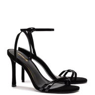 Larroude Vesper Sandal In Black Suede
