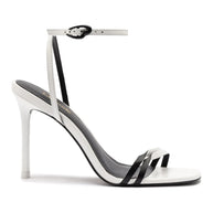 Larroude Vesper Sandal In White Leather