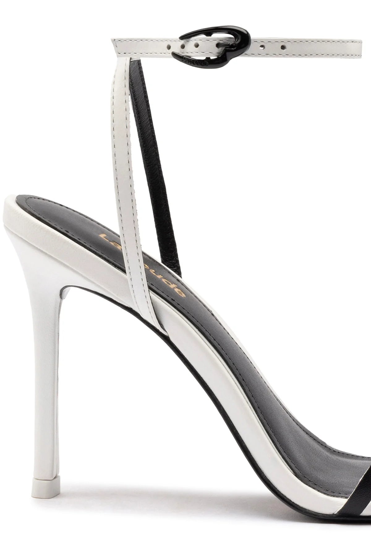 Larroude Vesper Sandal In White Leather