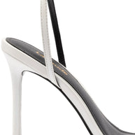 Larroude Vesper Sandal In White Leather