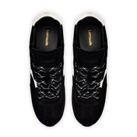 Larroude Stella Sneaker In Black Suede