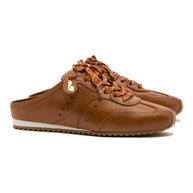 Larroude Stella Mule In Caramel Leather