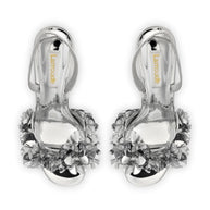 Larroude Morgan Sandal In Silver Specchio