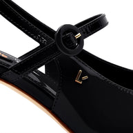 Georgina Pump In Black Patent Leather