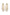 Larroude Joy Mocassin In Ivory Leather