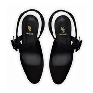 Deena By Larroudé Pump In Black Suede