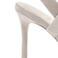Larroude Deena By Larroudé Pump In Mushroom Grey Suede