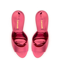 Larroude Jasmine Hi Mule In French Rose Specchio