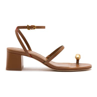 Biarritz Block In Caramel Leather