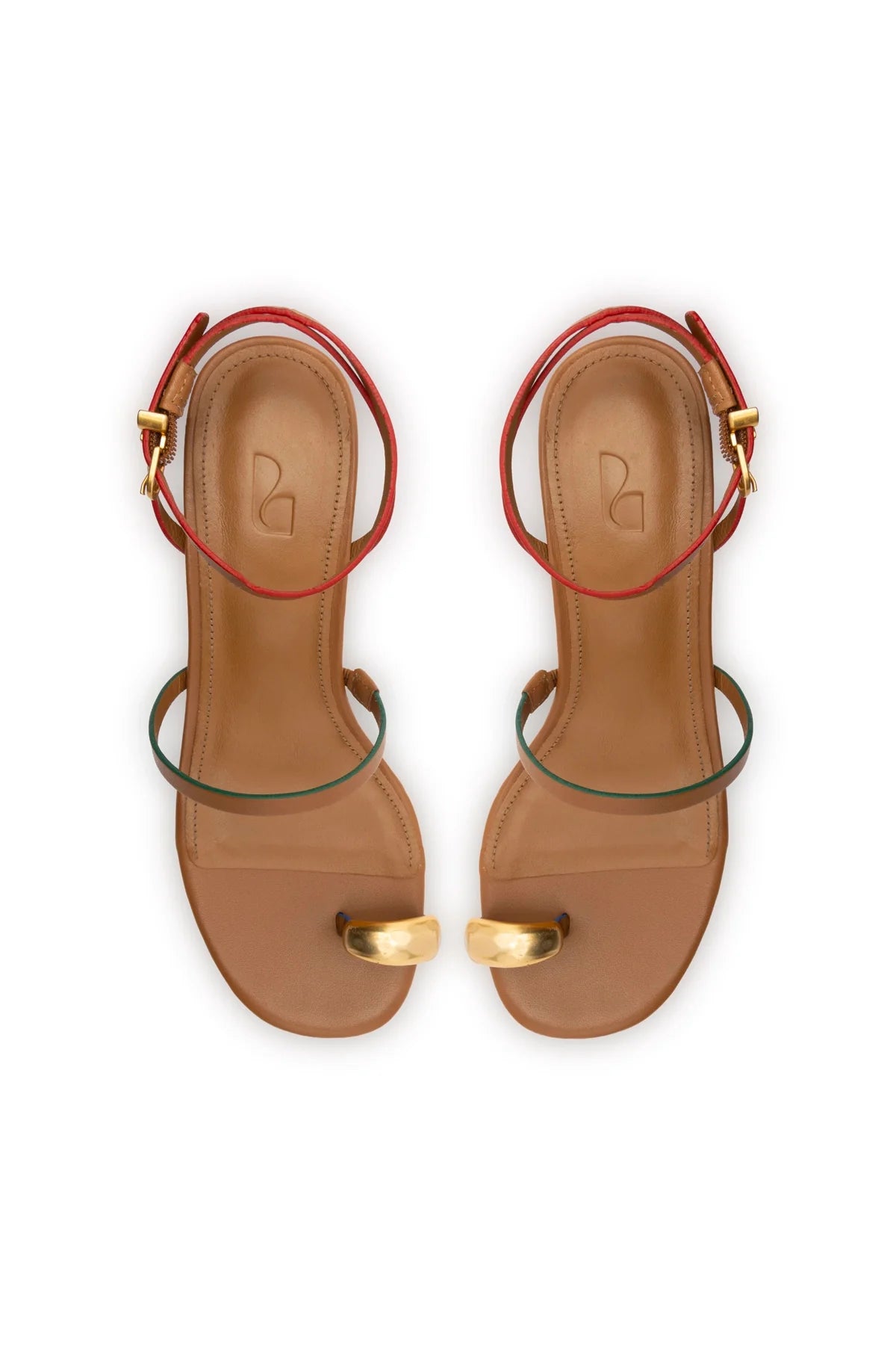 Biarritz Block In Caramel Leather