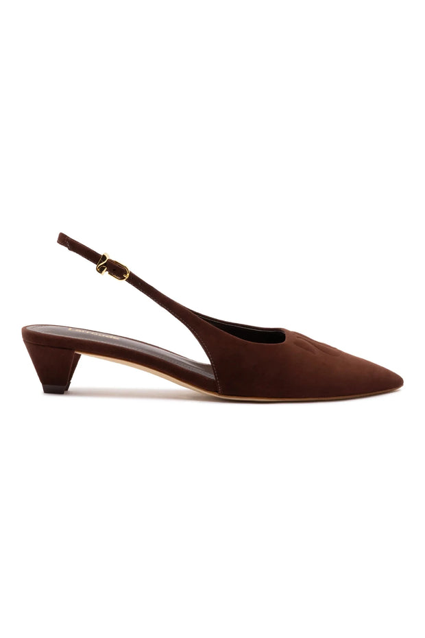 Kaitlan LL Low Pump In Brown Suede