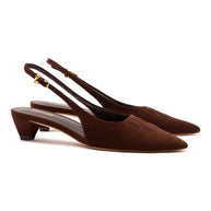 Kaitlan LL Low Pump In Brown Suede