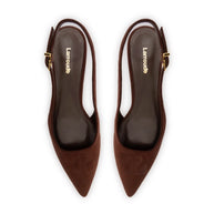 Kaitlan LL Low Pump In Brown Suede