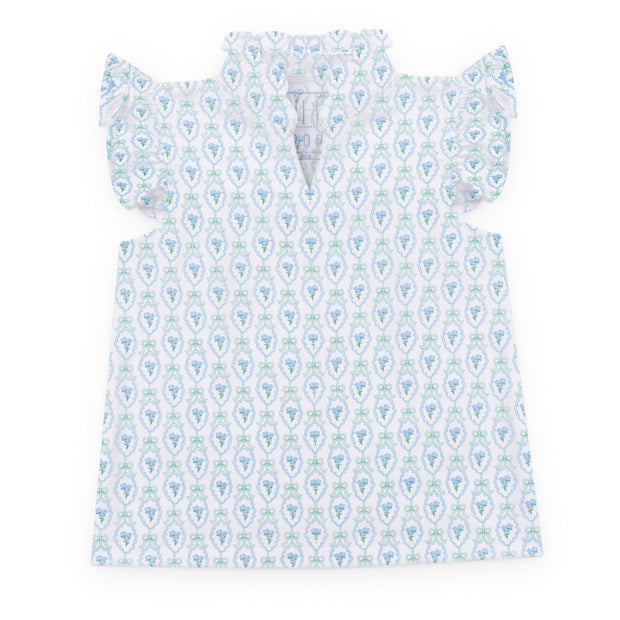 Ellie Girls' Sleeveless Performance Top by LH Sport - Hampton Blooms