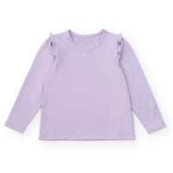 Mia Girls' Longsleeve Performance Top By LH Sport - Lavender
