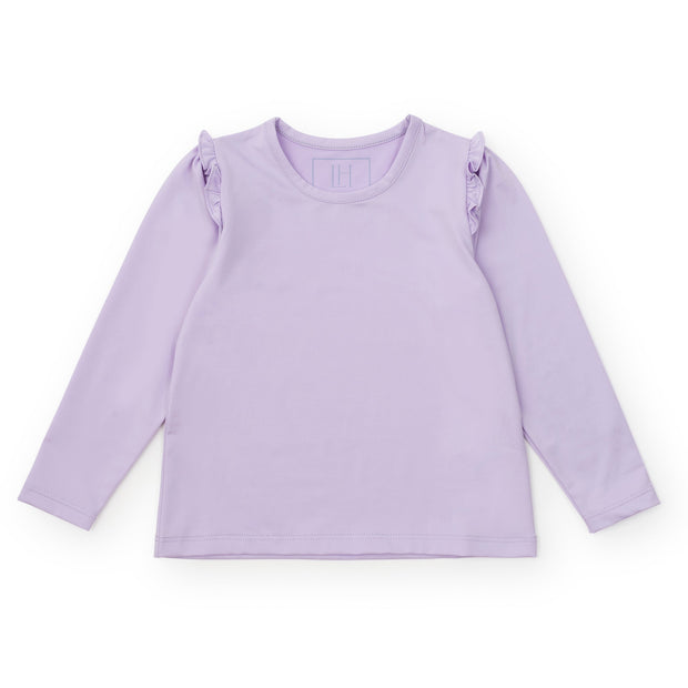 Mia Girls' Longsleeve Performance Top By LH Sport - Lavender