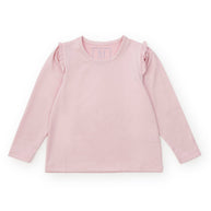 Mia Girls' Longsleeve Performance Top By LH Sport - Light Pink