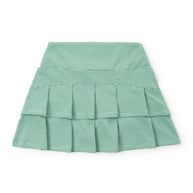 Margot Girls' Performance Skirt by LH Sport - Green Stripes