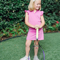 Margot Girls' Performance Skirt by LH Sport - Hot Pink